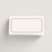 "Avery" - Place Cards in Dusty Pink by Jennifer Postorino - Blank front