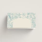 "Bloom" - Place Cards in Waterfall by Kelly Watkins - Blank front