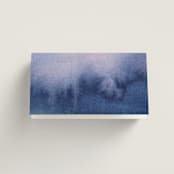 "At Dusk" - Place Cards in Sunset by Sumak Studio - Folded Back of Card