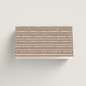 "Luxe script" - Place Cards in Pearl by Hooray Creative - Folded Back of Card