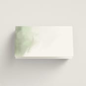 "Hillside" - Place Cards in Moss by Hannah Williams - Blank front