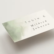 "Hillside" - Place Cards in Moss by Hannah Williams - Detail