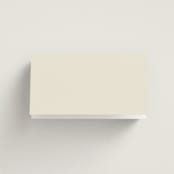 "Simply" - Place Cards in Linen by Brianne Larsen - Folded Back of Card