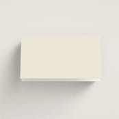 "Wonderful Tonight" - Place Cards in Oreo Creme by Design Lotus - Blank front