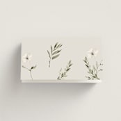 "Join Together" - Place Cards in Inked by Design Lotus - Folded Back of Card