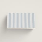 "Riviera" - Place Cards in Ocean by Kelly Schmidt - Folded Back of Card