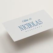 "Riviera" - Place Cards in Ocean by Kelly Schmidt - Detail