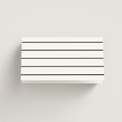 "Numerical" - Place Cards in Lily by Owl and Toad - Folded Back of Card
