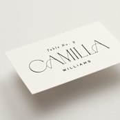 "Numerical" - Place Cards in Lily by Owl and Toad - Detail