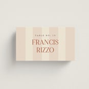 "Ambrosial" - Place Cards in Butter by Pixel and Hank - Front with Free Guest Printing