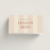 "Ambrosial" - Place Cards in Butter by Pixel and Hank - Folded with Free Guest Printing