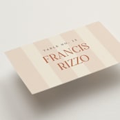 "Ambrosial" - Place Cards in Butter by Pixel and Hank - Detail