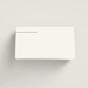 "Marcona" - Place Cards in Ink by Blustery August - Blank front