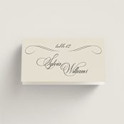 "Old Fashioned" - Place Cards in Night by Ani Somi - Folded with Free Guest Printing