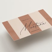 "Trois" - Place Cards in Almond by Blustery August - Detail