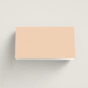 "Boardwalk" - Place Cards in Peach by Baumbirdy - Folded Back of Card