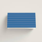 "Connected" - Place Cards in Marseille by Claudia Orengo - Folded Back of Card