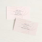 "Acapulco" - Place Cards in Indigo by Angela Marzuki - Front with Free Guest Printing