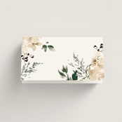 "Sprigs of Joy" - Place Cards in Pearl by Leah Bisch - Folded Back of Card