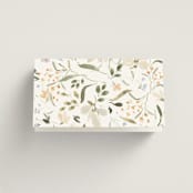 "Aster" - Place Cards in Garden by Itsy Belle Studio - Folded Back of Card