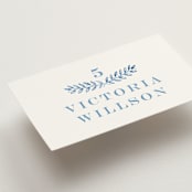 "Royal" - Place Cards in Cobalt by Petra Kern - Detail