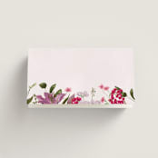 "Gather" - Place Cards in Lilac by Susan Moyal - Folded Back of Card