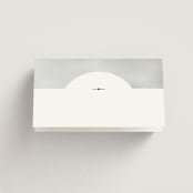 "Panoramic" - Place Cards in Cloud by Heather Schertzer - Blank front