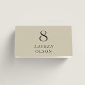 "english garden" - Place Cards in Daffodil by Lindsay Megahed - Folded with Free Guest Printing
