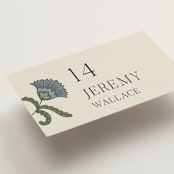 "Century" - Place Cards in Robins Egg by Jen Owens - Detail