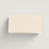 "Nilgiri" - Place Cards in Blueberry by Creo Study - Folded Back of Card