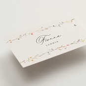 "delicate florals" - Place Cards in Snow by Lori Wemple - Detail