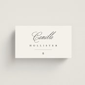 "Conley" - Place Cards in Leaf by Kristie Kern - Front with Free Guest Printing