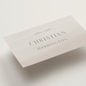 "Regal" - Place Cards in Snow by Melinda Denison - Detail