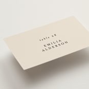 "Infinite" - Place Cards in Ivory by Angela Thompson - Detail