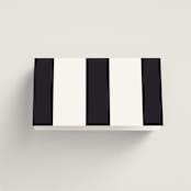 "Wedding Editorial" - Place Cards in Tuxedo by Ana de Sousa - Folded Back of Card