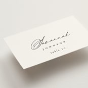 "Grande" - Place Cards in Cotton by Carolyn Nicks - Detail
