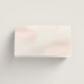"First light" - Place Cards in Blush by Itsy Belle Studio - Blank front