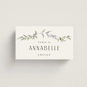 "Enchanted Evening" - Place Cards in Lavender by Design Lotus - Front with Free Guest Printing
