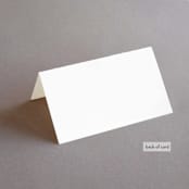 "Topkapi" - Place Cards in Cobalt by Nazia Hyder - Folded Back of Card