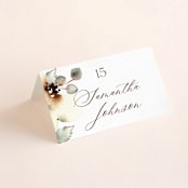 "Bella Mia" - Place Cards in Autumn by Petra Kern - Folded with Free Guest Printing