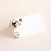 "Bella Mia" - Place Cards in Autumn by Petra Kern - Blank front