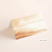 "Bella Mia" - Place Cards in Autumn by Petra Kern - Folded Back of Card