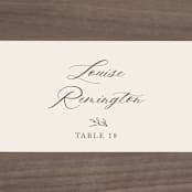 "Leafy Branch" - Place Cards in Latte by Katherine Moynagh - Detail