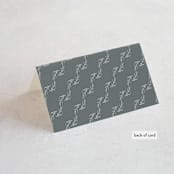 "Sketch" - Place Cards in Cloud by Sara Hicks Malone - Folded Back of Card