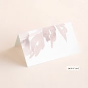 "Wedding Dream" - Place Cards in Blush by Chris Griffith - Folded Back of Card