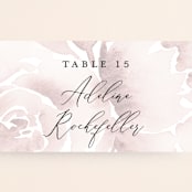 "Wedding Dream" - Place Cards in Blush by Chris Griffith - Detail