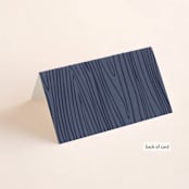 "Ophelia's Garden" - Place Cards in Bluebell by Oma N. Ramkhelawan - Folded Back of Card