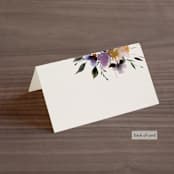 "ivi" - Place Cards in Ivory by Lori Wemple - Folded Back of Card