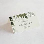 "Love springs eternal" - Place Cards in Fern by Chris Griffith - Folded with Free Guest Printing