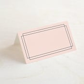 "Chic Gala" - Place Cards in Cotton Candy by Kimberly FitzSimons - Blank front